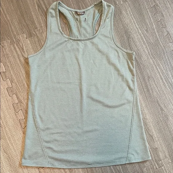 Oiselle teal mesh running tank - Picture 1 of 3